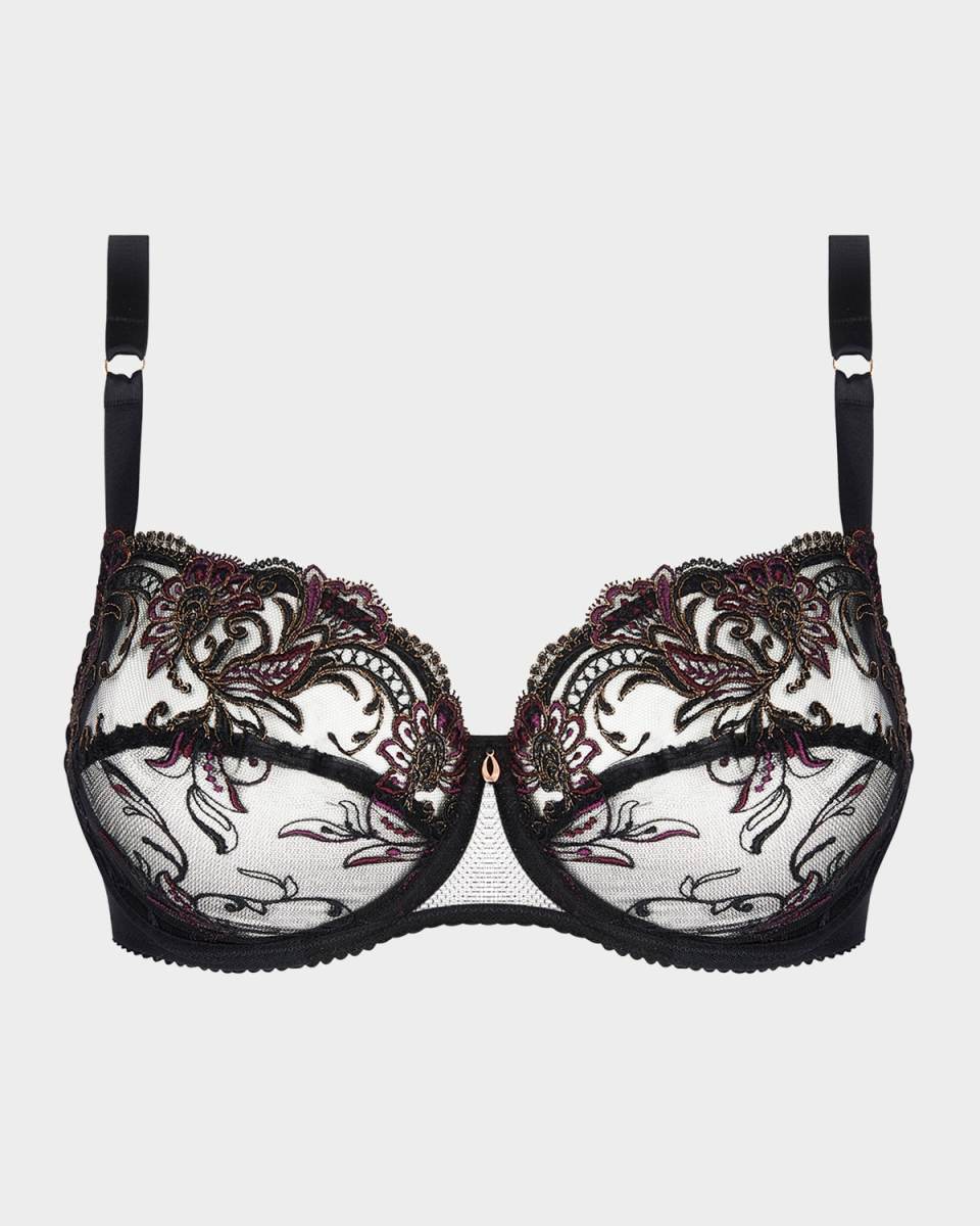 Charme Secret Embroidered Lace Demi Bra